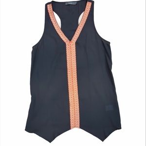 Thyme Women’s sleeveless black shirt